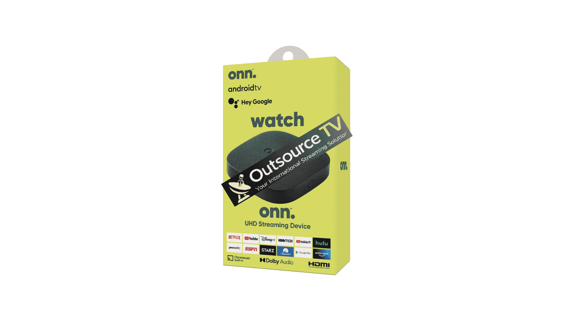 OUTSOURCE TV - ONN GOOGLE TV 4K STREAMING BOX
